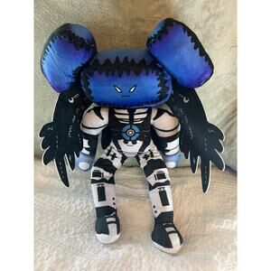NEW Titan Computer man Figure Plush Doll Skibidi Toilet Toy Blue